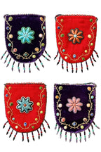 Floral Pattern Velvet Crossbody MUG-Flower - view 7