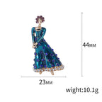 Dragon Alloy Brooch PA4215