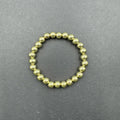 Golden Hematite Bead Stretch Bracelet B3443-Gold-8MM - view 7