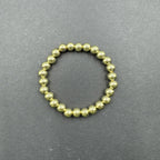 Golden Hematite Bead Stretch Bracelet B3443-Gold-8MM - view 7