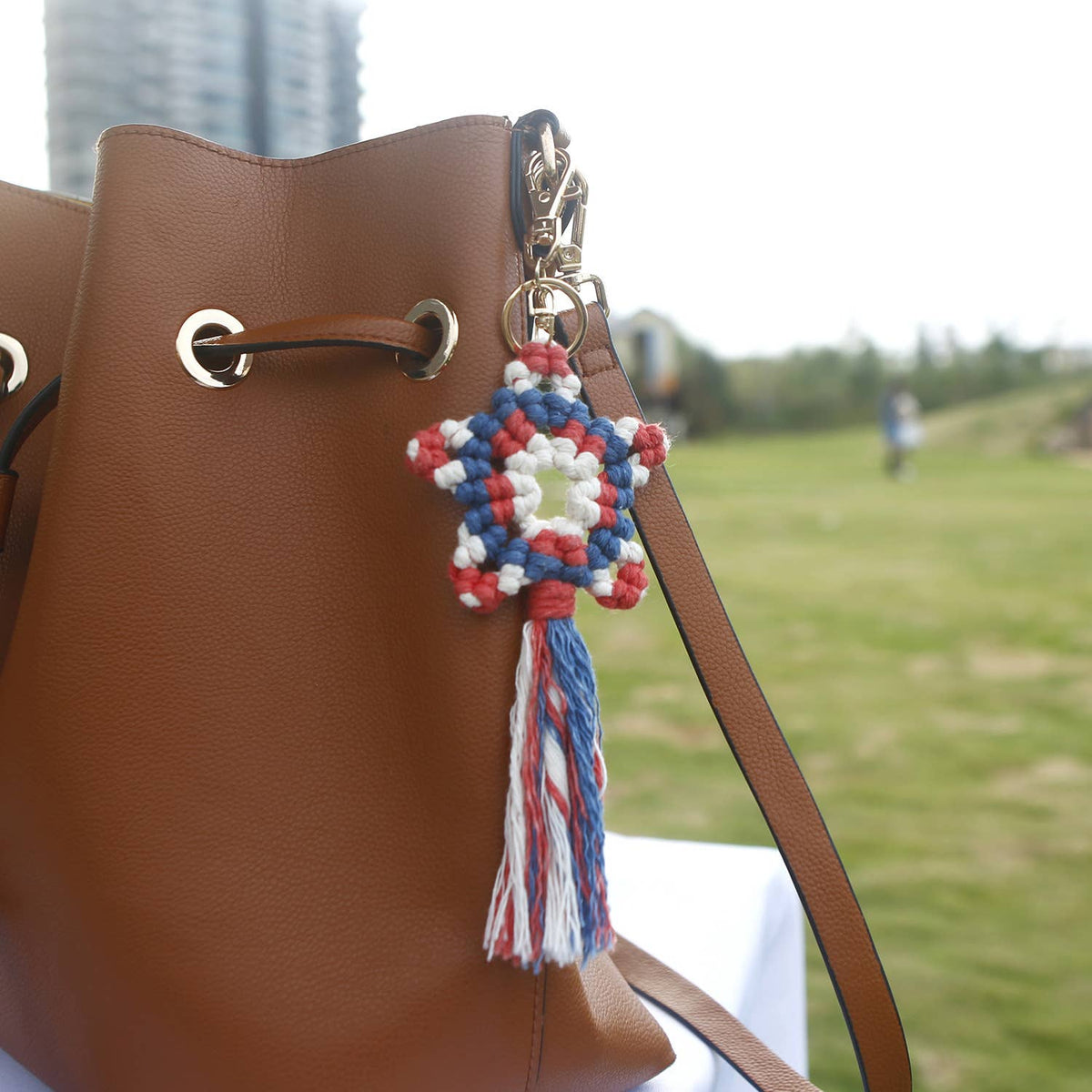Star Braided Tassel Keychain K1275 - view 8