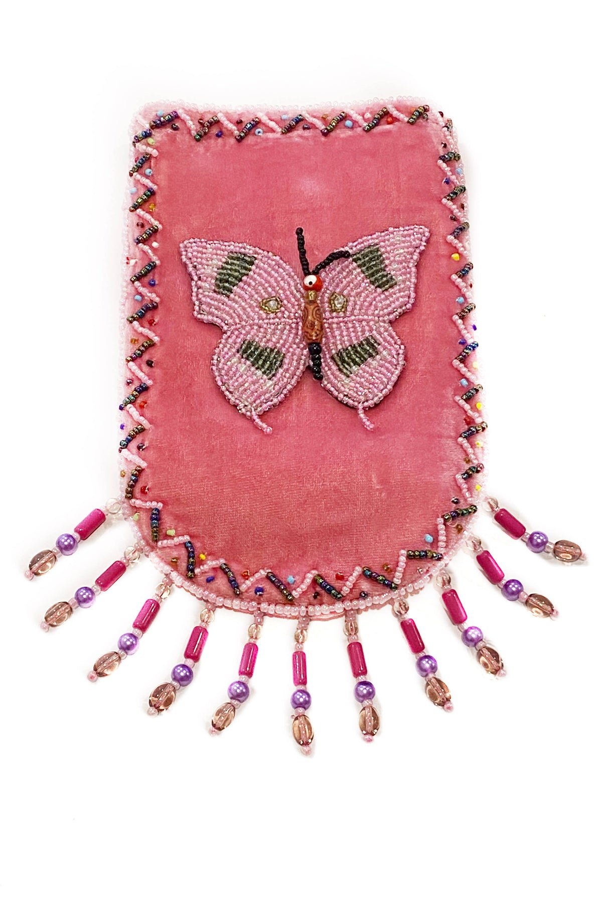 Butterfly Pattern Velvet Crossbody Bag VXL0609-Butterfly - view 19