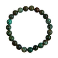 African Turquoise Stone Stretch Bracelet B2076-8MM
