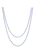 Crystal Beaded Chain Necklace N1163-168-BZ - view 2