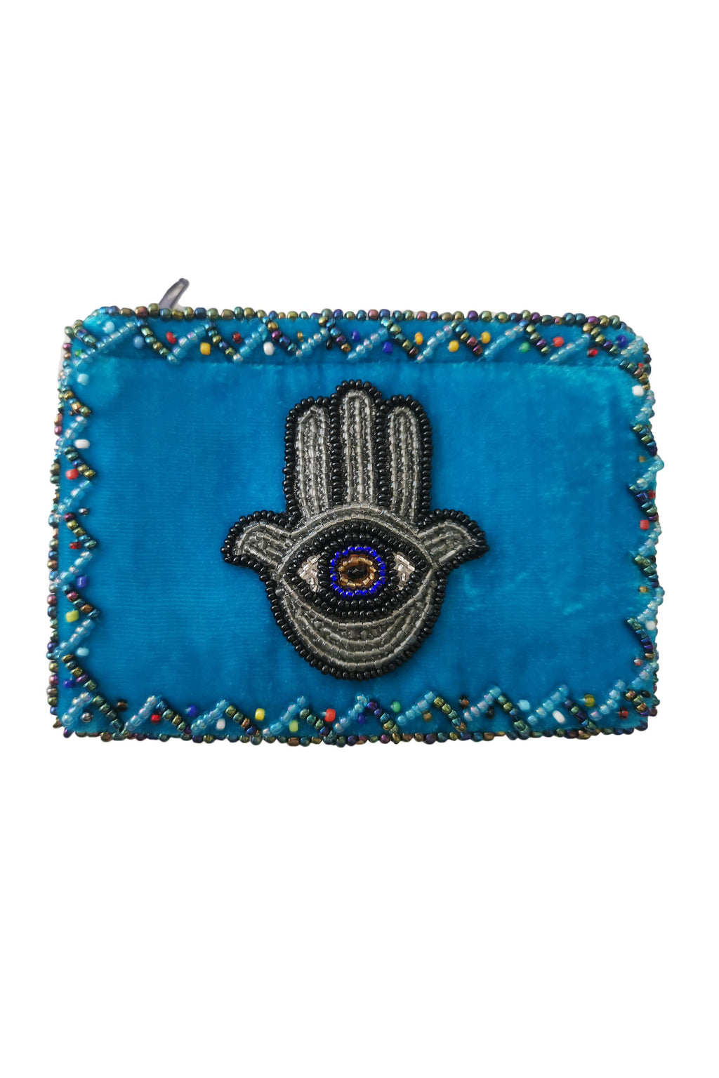 Palm Rectangle Velvet Coin Purse V0701 - view 7
