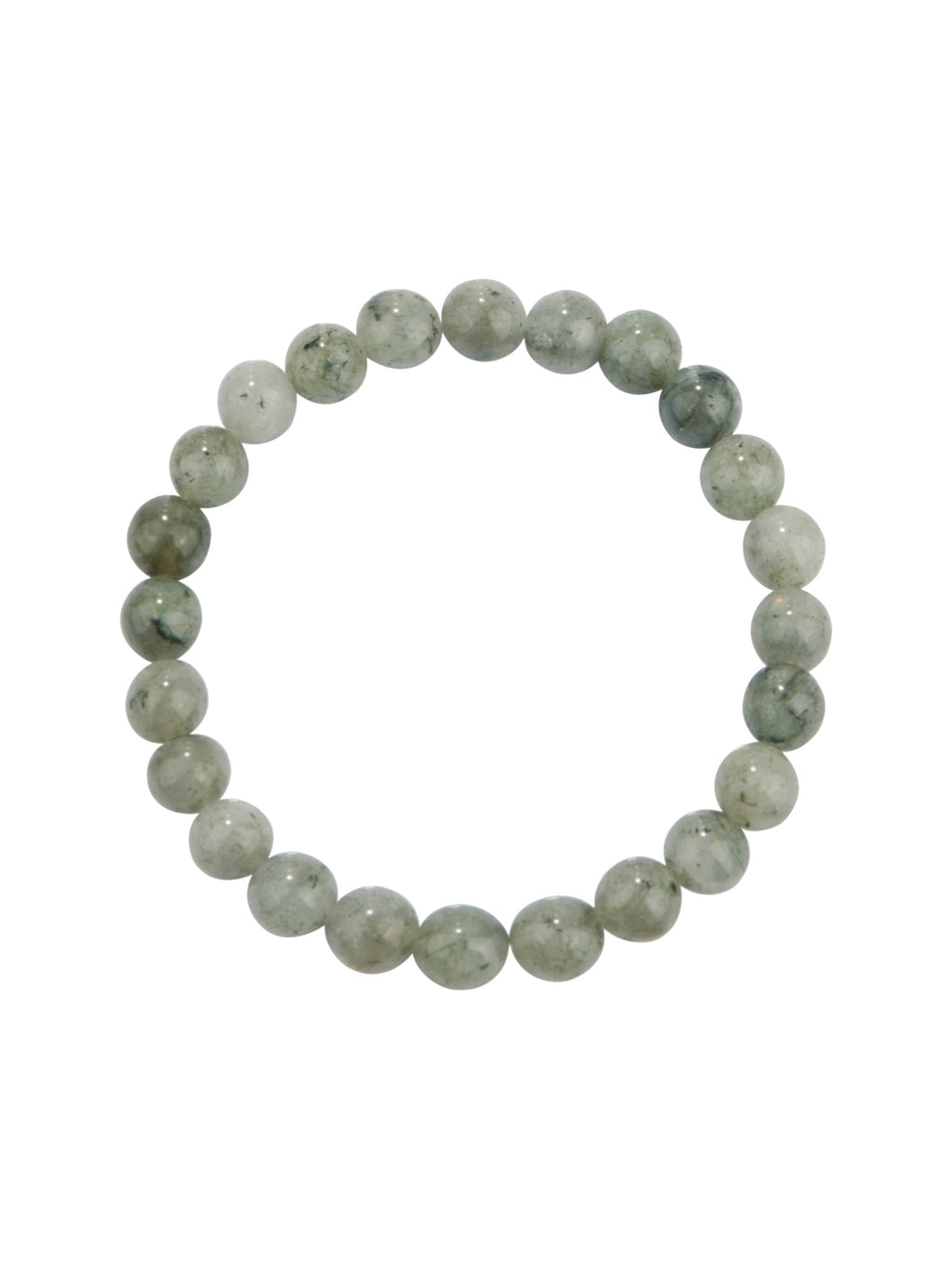 Labradorite Stone Stretch Bracelet B2050-4MM - view 2
