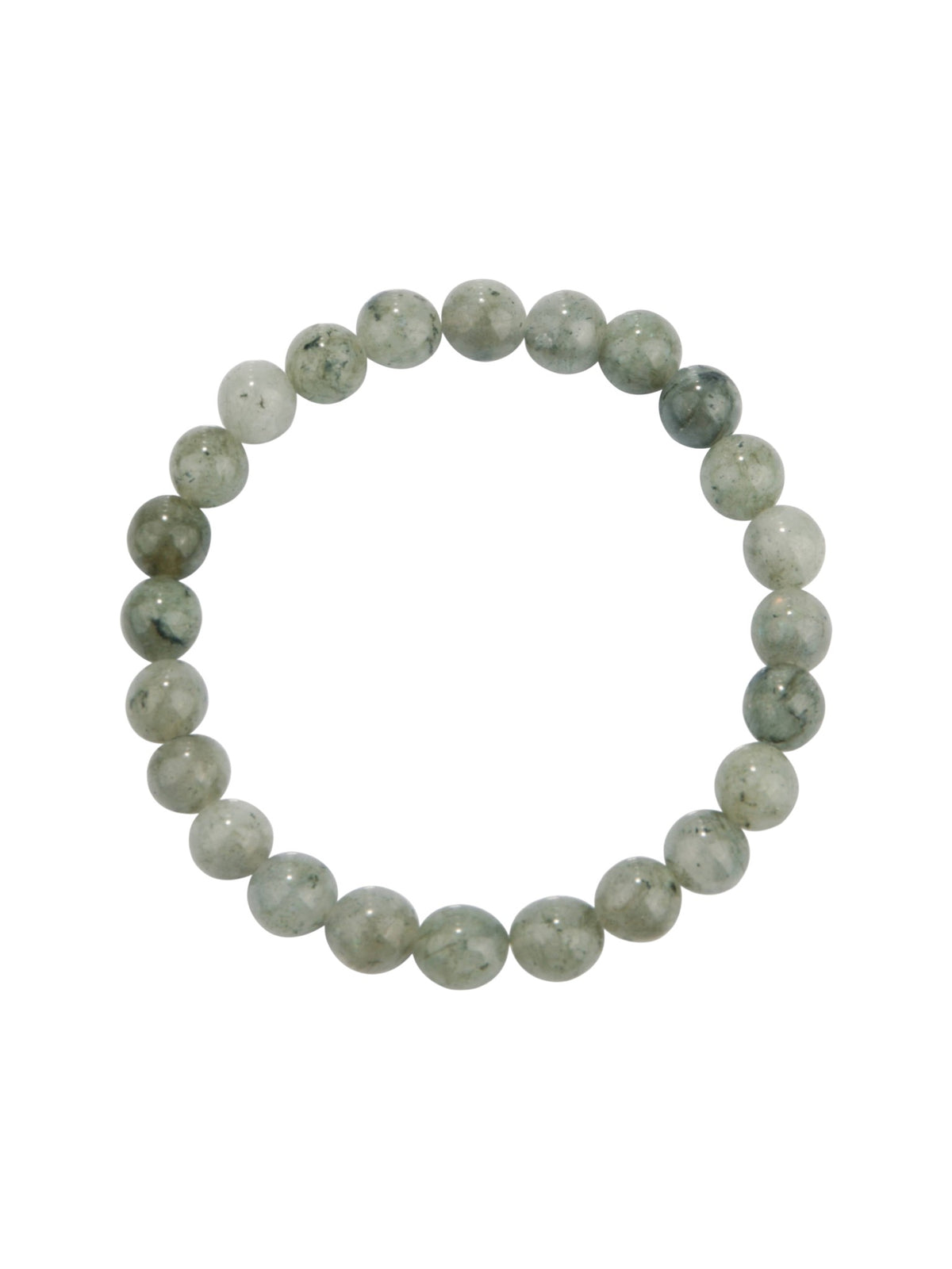 Labradorite Stone Stretch Bracelet B2050-4MM - view 2
