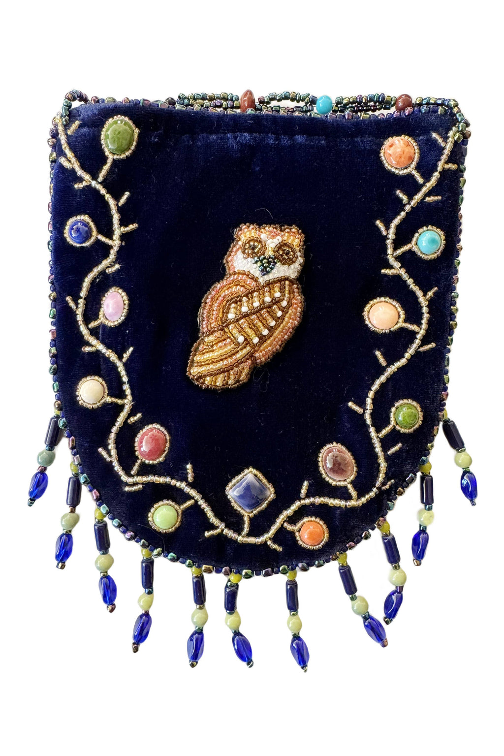 Owl Pattern Velvet Crossbody Mug - view 3