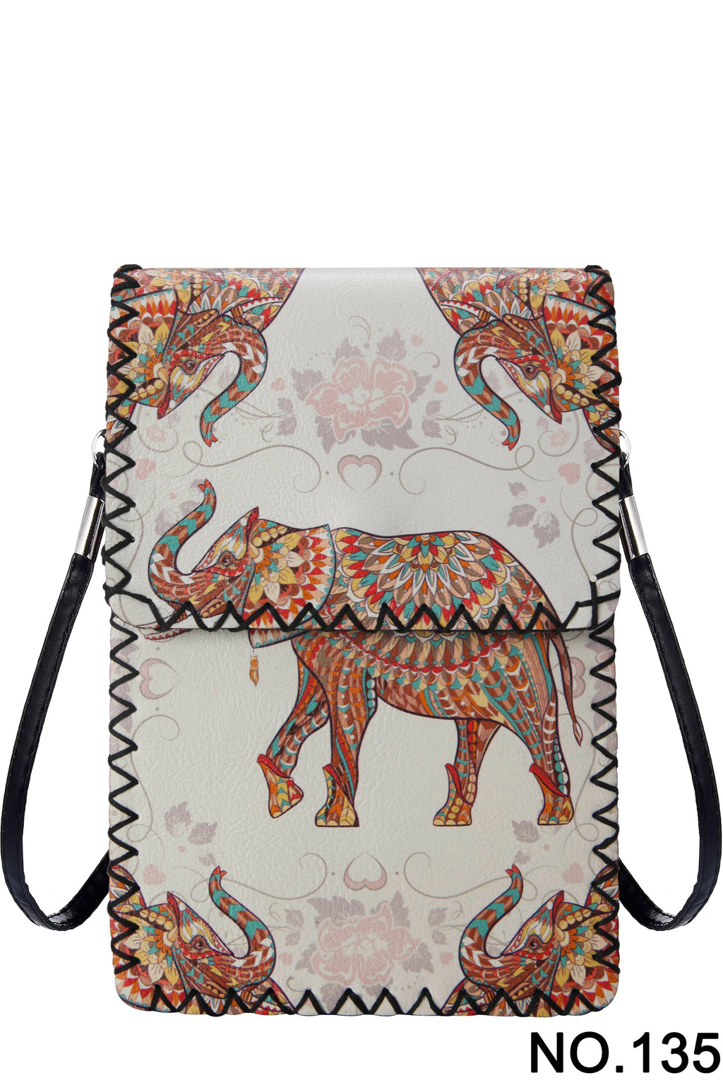 Elephant Print Crossbody HB0580 - No. 135 - view 2