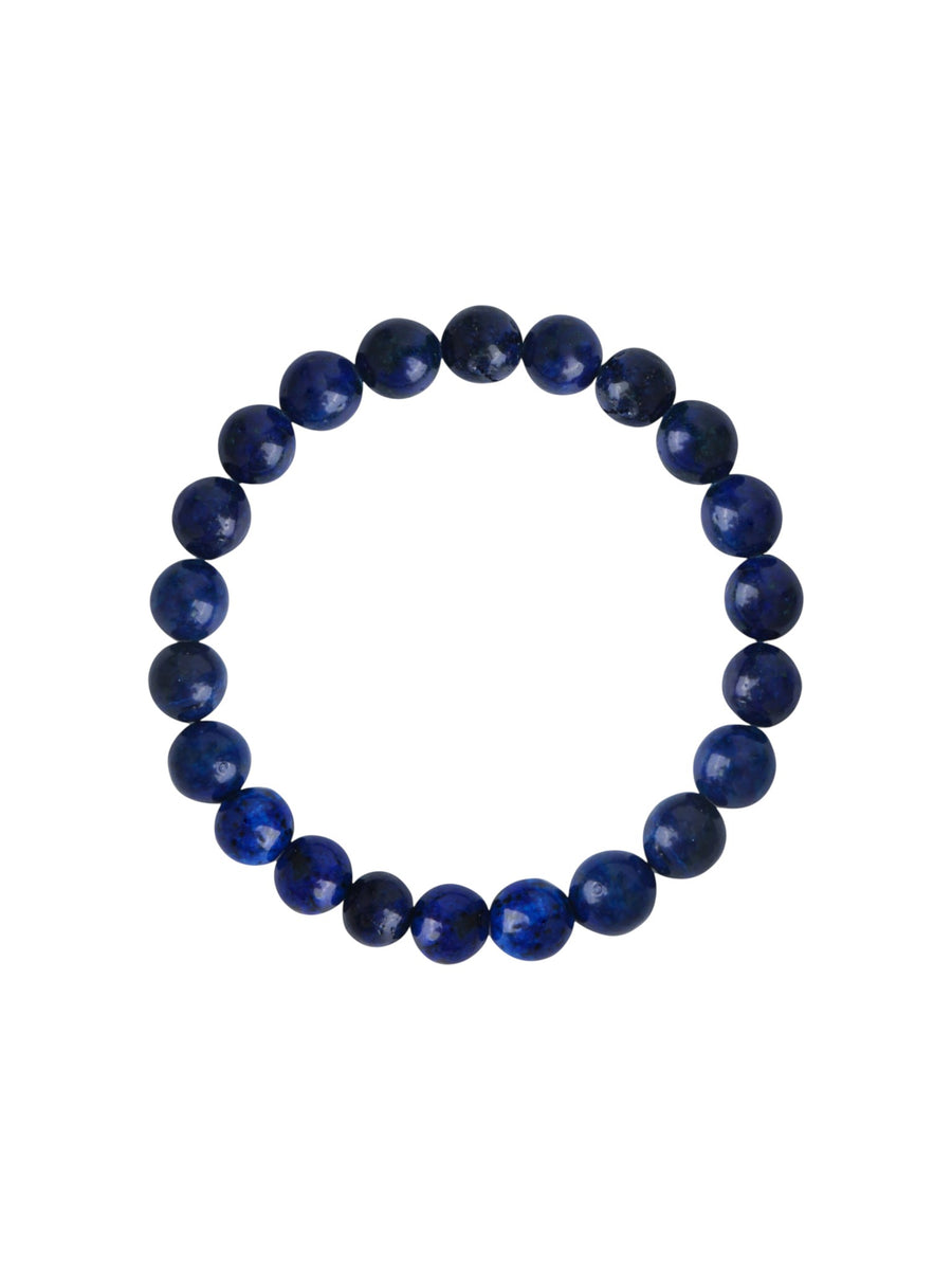 Colored Lapis Stone Stretch Bracelet B2055-8MM