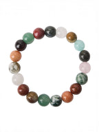 Mixed Stone Stretch Bracelet B2075-8MM - view 4