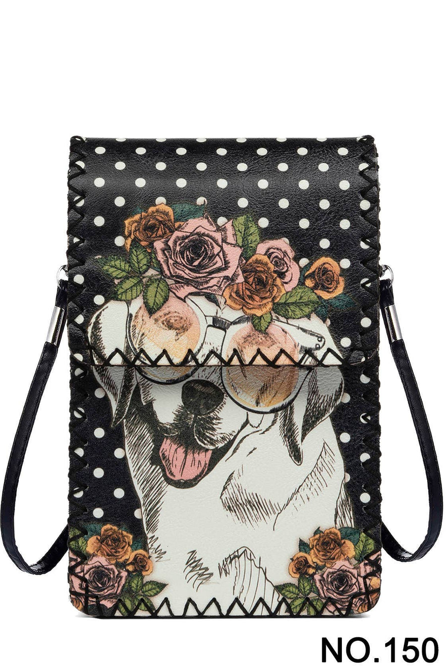 Floral Dog Printed Crossbody HB0580 - No. 150