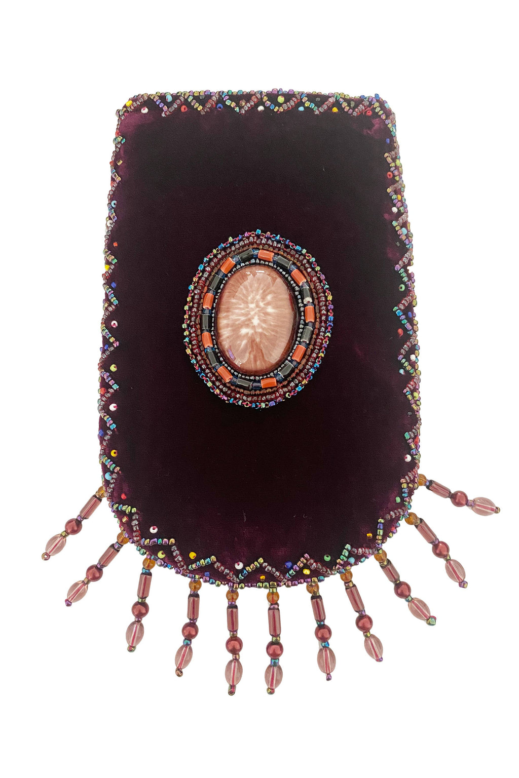 Gem Pattern Velvet Crossbody Bags VXL0609-Gem - view 9