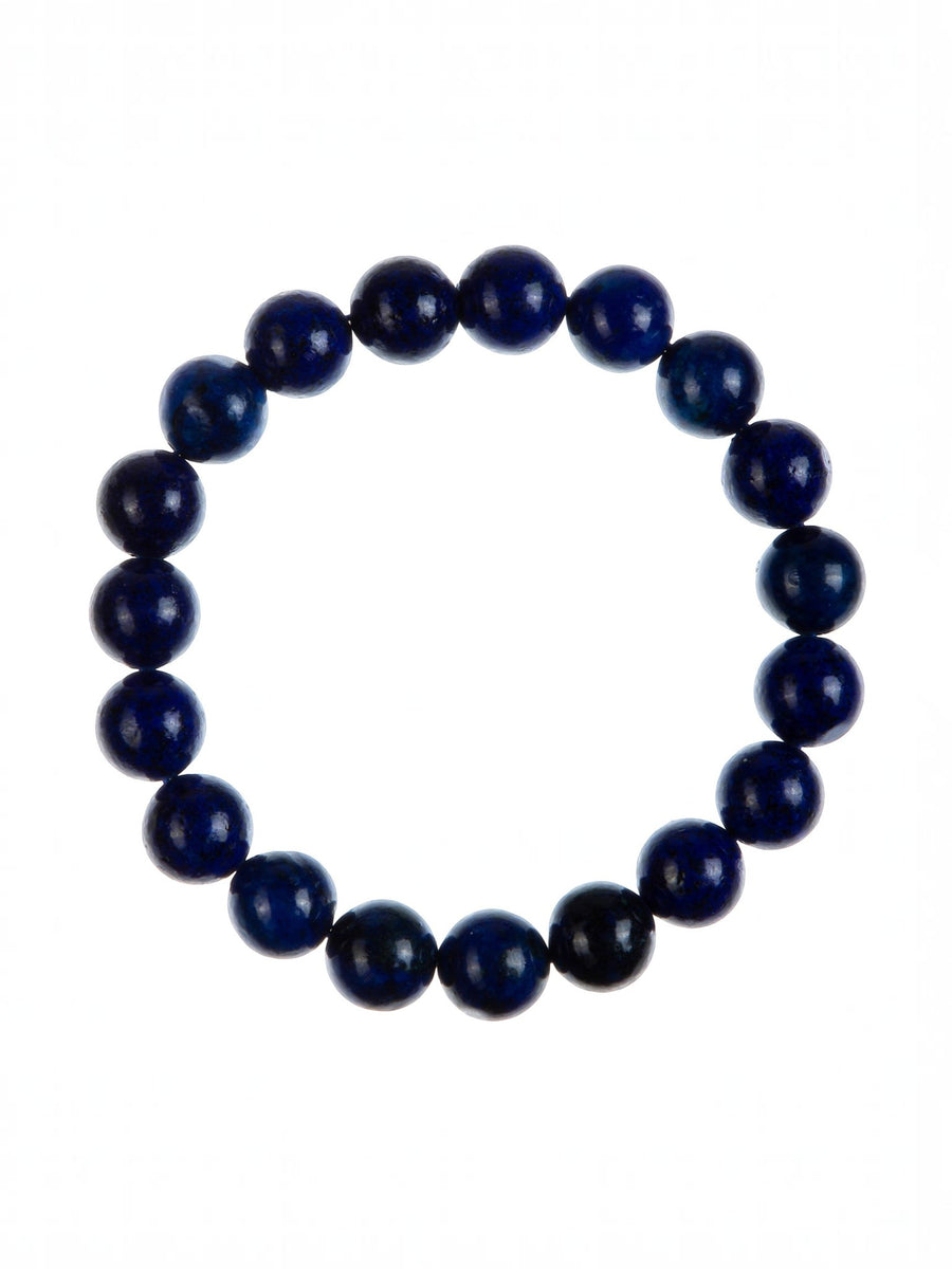 Colored Lapis Stone Stretch Bracelet B2055-10MM