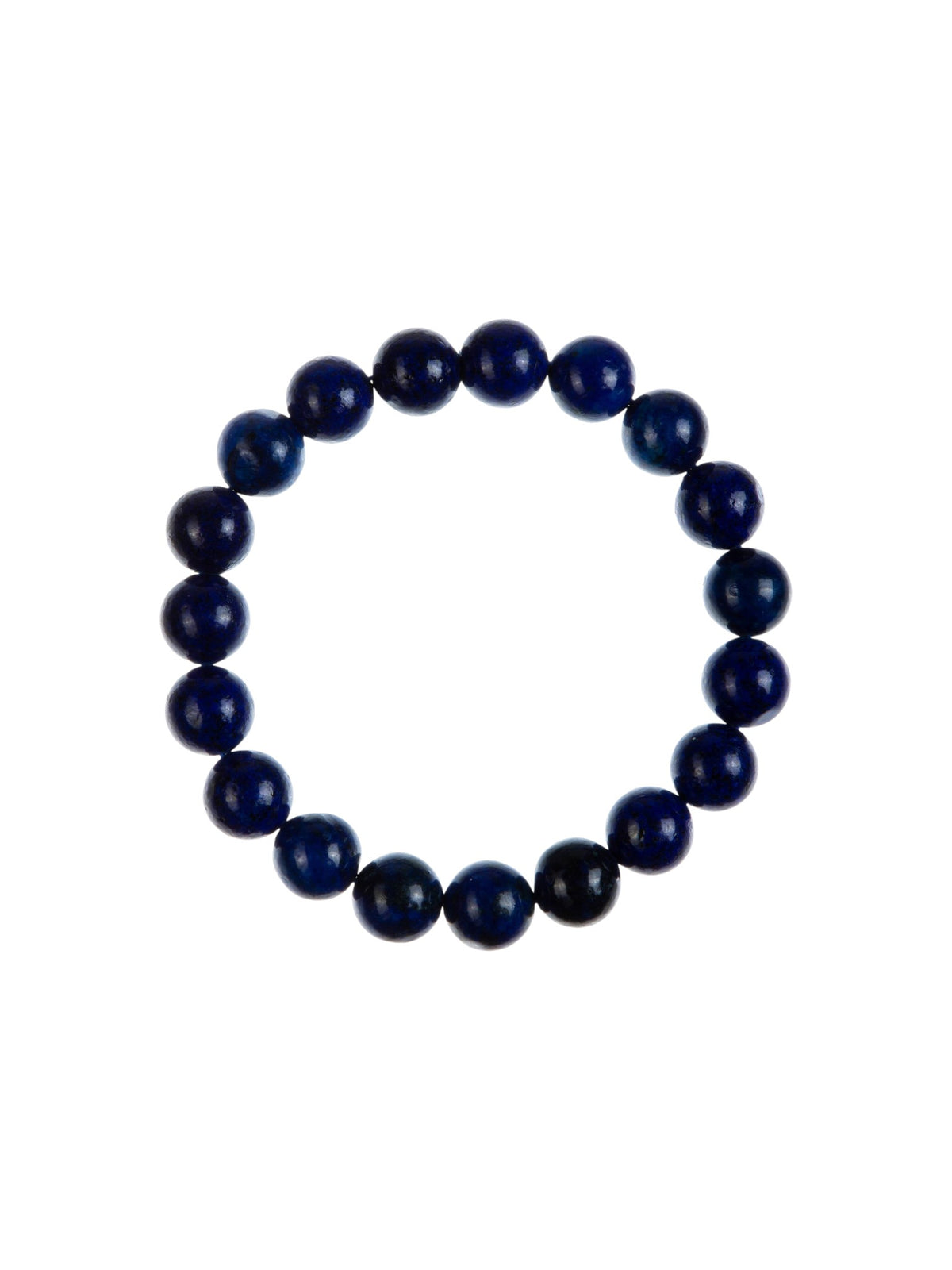 Colored Lapis Stone Stretch Bracelet B2055-12MM