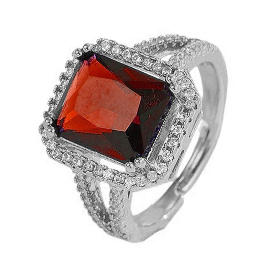 Square Cubic Zirconia Ring R2495