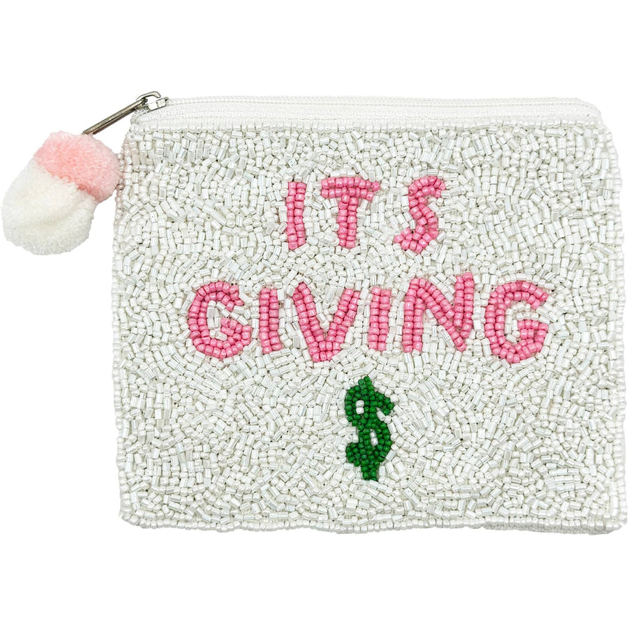 Its Giving Beaded Pouch LAC-CP-1388