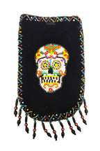 Skull Pattern Velvet Crossbody Bags VXL0609 - view 4