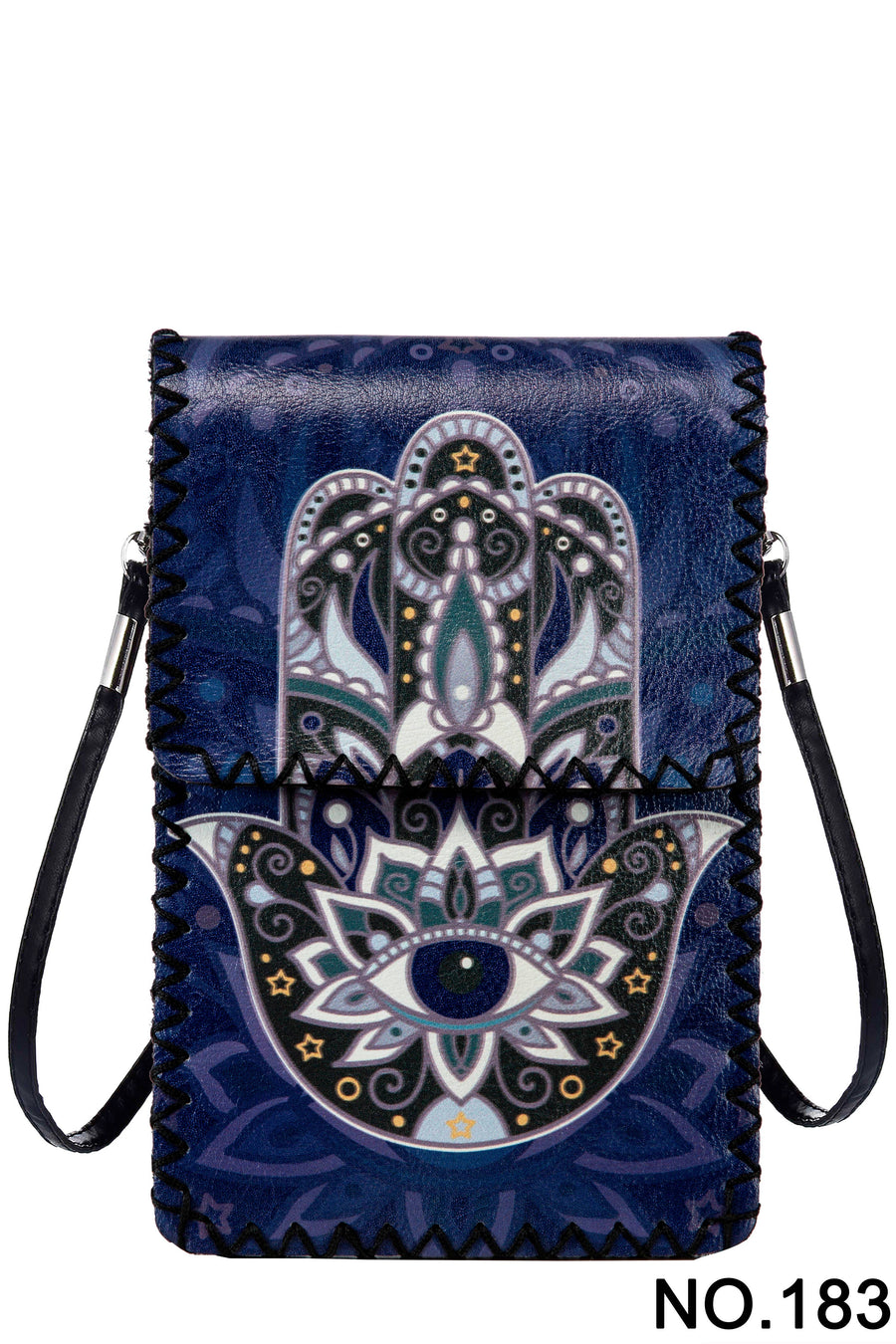 Fatima Palm Printed Crossbody HB0580 - No. 183