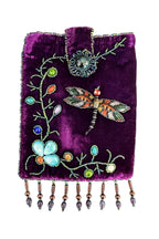Dragonfly Rectangular Velvet Crossbody VBG15 - view 3