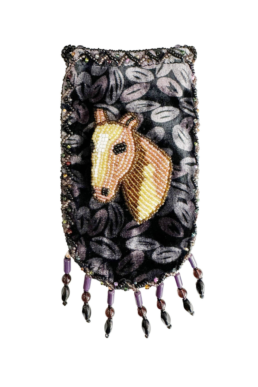 Credit Card Holder CrossBody Bag With Strap V0710 - Horse