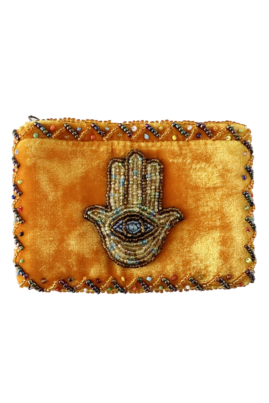 Palm Rectangle Velvet Coin Purse V0701 - view 4