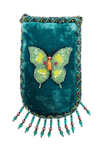 Butterfly Pattern Velvet Crossbody Bag VXL0609-Butterfly - view 2