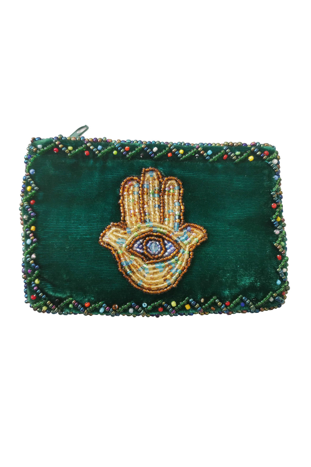 Palm Rectangle Velvet Coin Purse V0701 - view 8