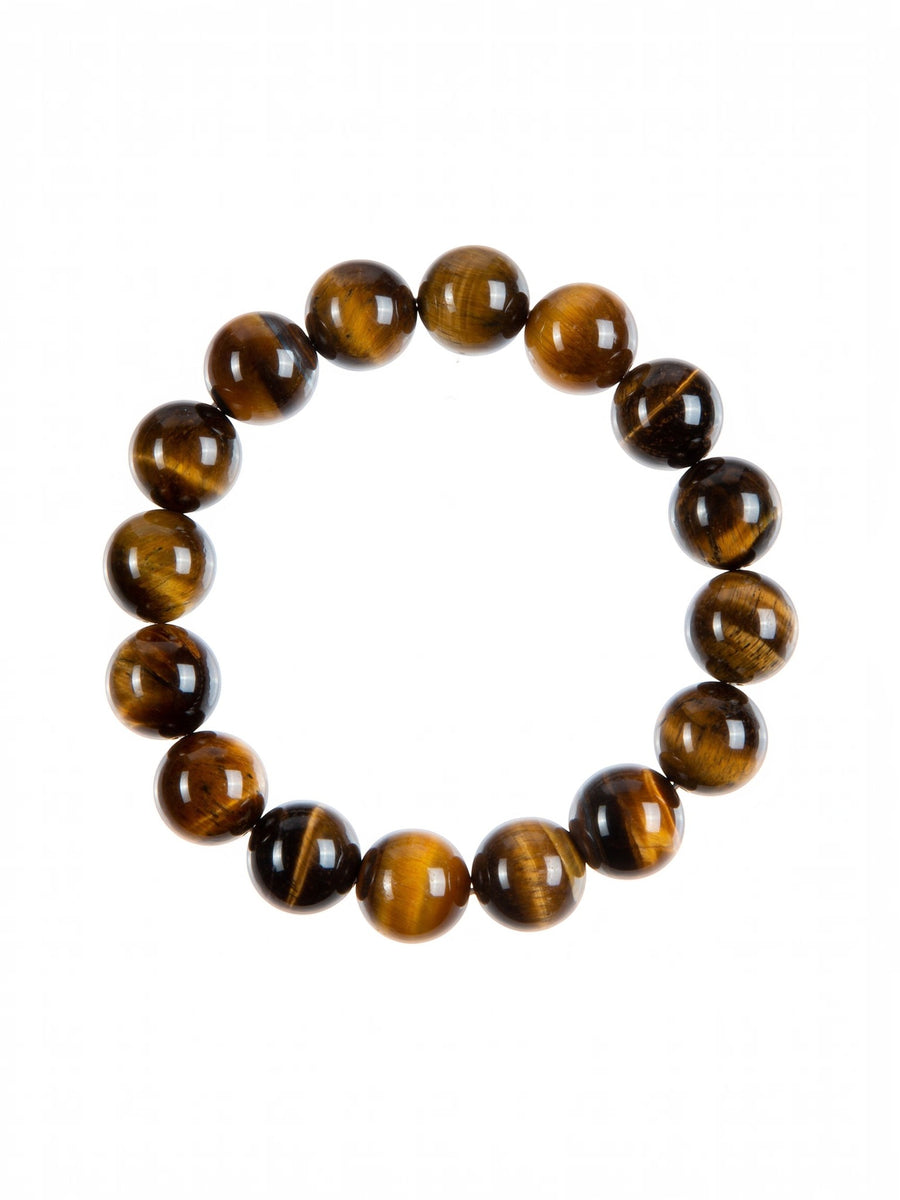 Tiger Eye Stone Stretch Bracelet B1727-12MM