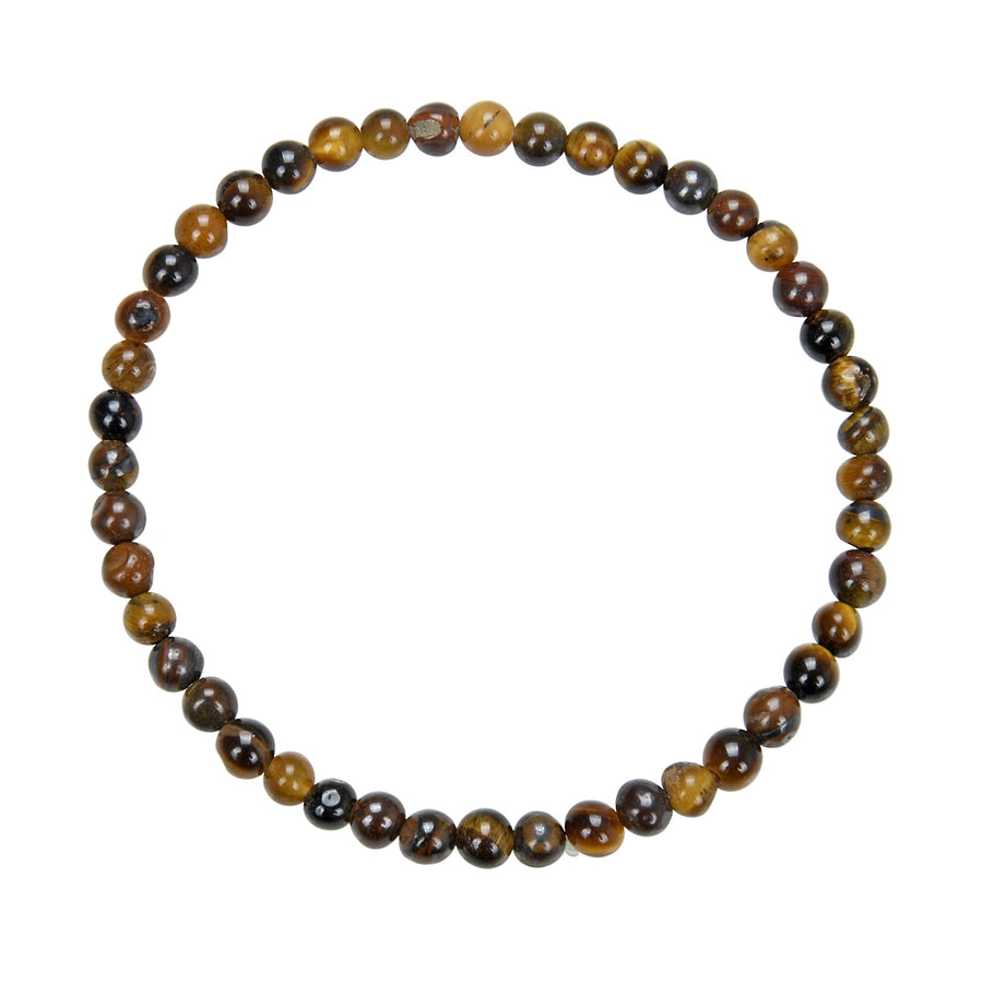 Tiger Eye Stone Stretch Bracelet B1727-4MM