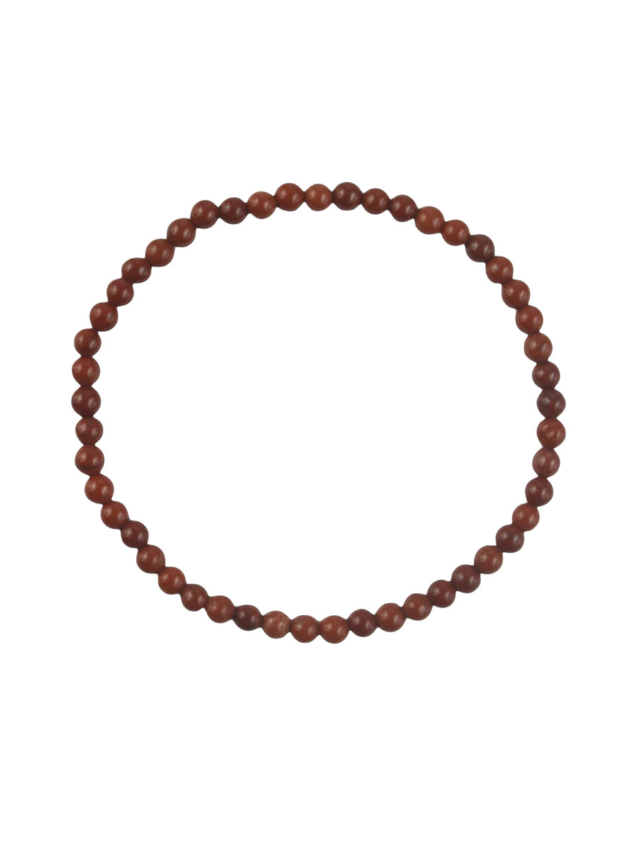 Carnelian Stone Stretch Bracelet B1729-4MM