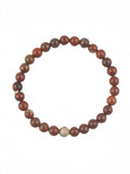 Carnelian Stone Stretch Bracelet B1729-6MM