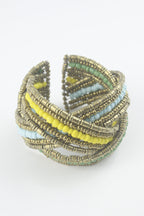 Seed Beaded Cuff Bracelet B1826