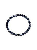 Black Onyx Stone Stretch Bracelet B1875-12MM - view 5