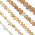 Golden Jade Stone Stretch Bracelet B1993-10MM - view 4