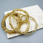 Citrine Quartz Stone Stretch Bracelet B1981-12MM - view 8