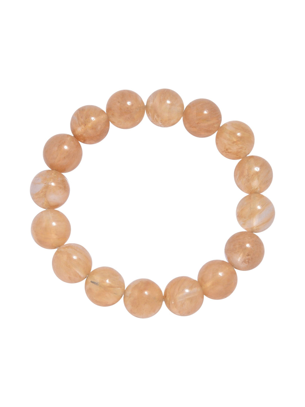Citrine Quartz Stone Stretch Bracelet B1981-12MM - view 9