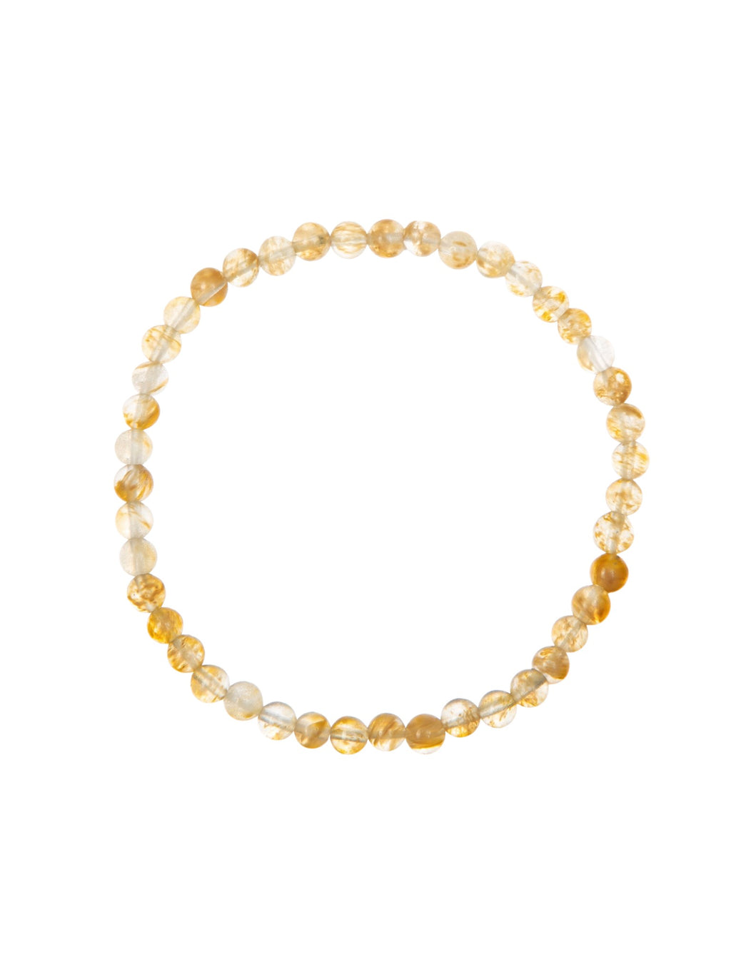 Citrine Quartz Stone Stretch Bracelet B1981-12MM - view 6