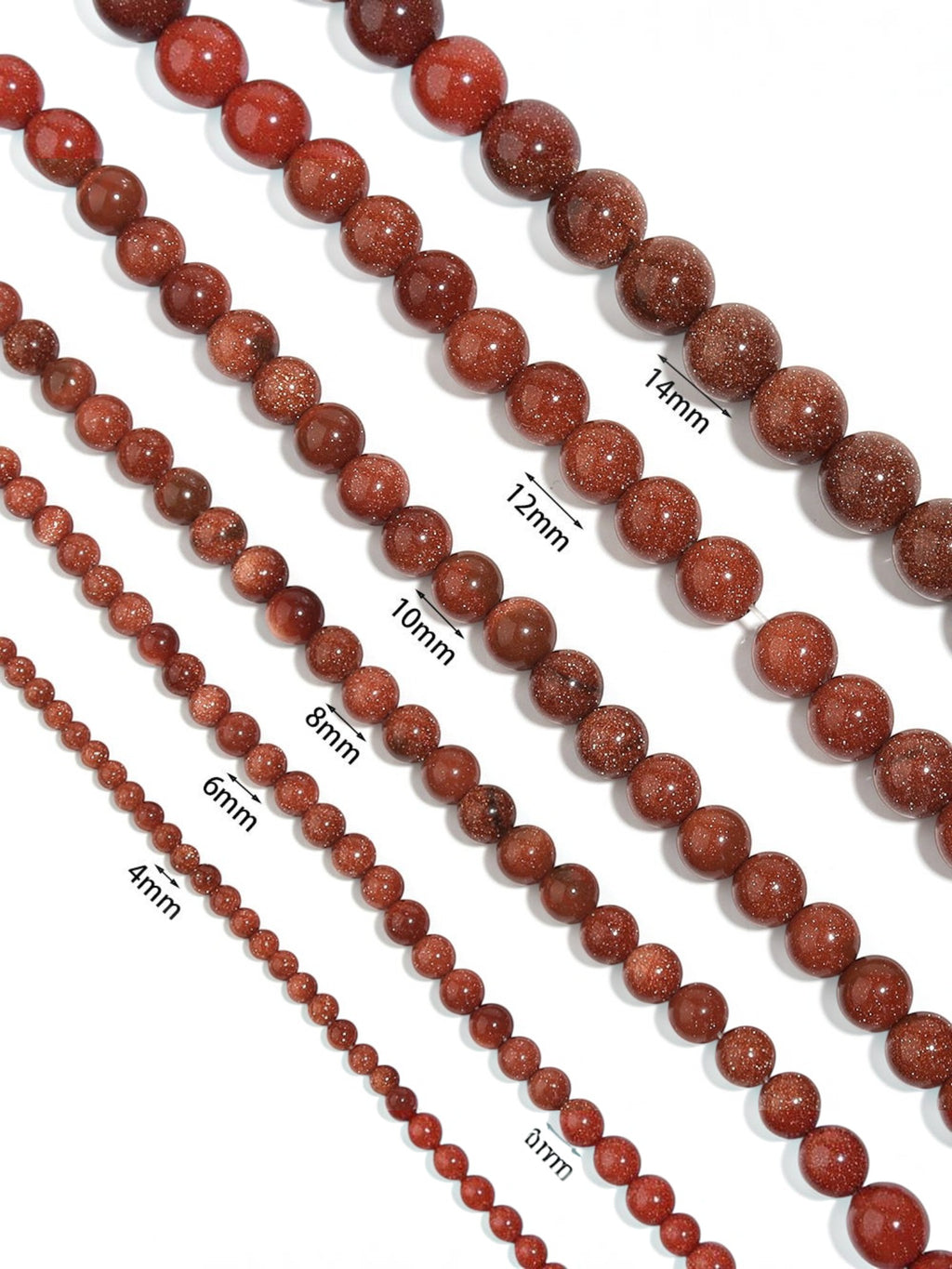 Red Gold Sandstone Bracelet B1988-10MM - view 6