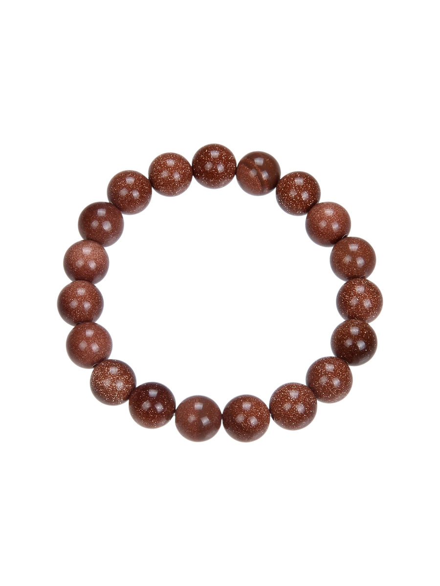 Red Gold Sandstone Bracelet B1988-10MM