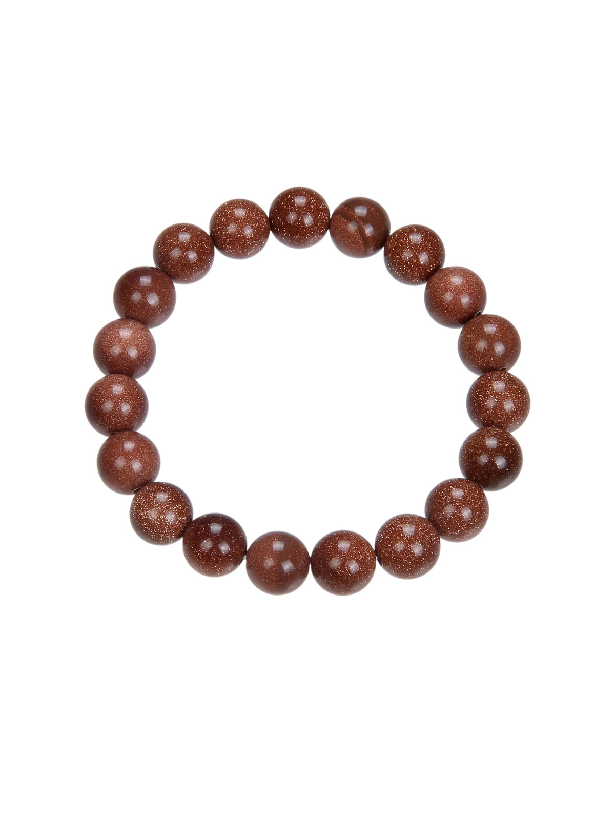 Red Gold Sandstone Bracelet B1988-6MM - view 2
