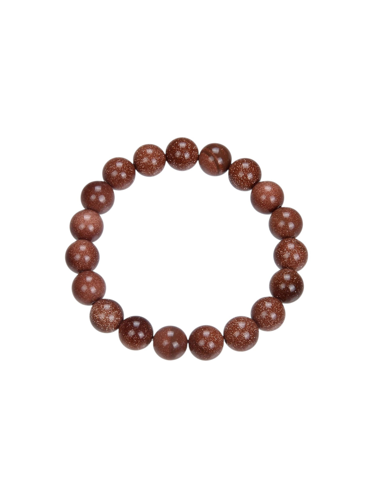 Red Gold Sandstone Bracelet B1988-12MM - view 2
