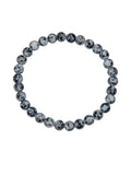 Black Sesame Jasper Stretch Bracelet B1989-6MM