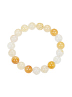 Golden Jade Stone Stretch Bracelet B1993-10MM - view 11