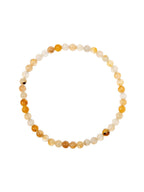 Golden Jade Stone Stretch Bracelet B1993-10MM - view 7