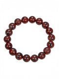 Red Sesame Jasper Stretch Bracelet B1994-10MM