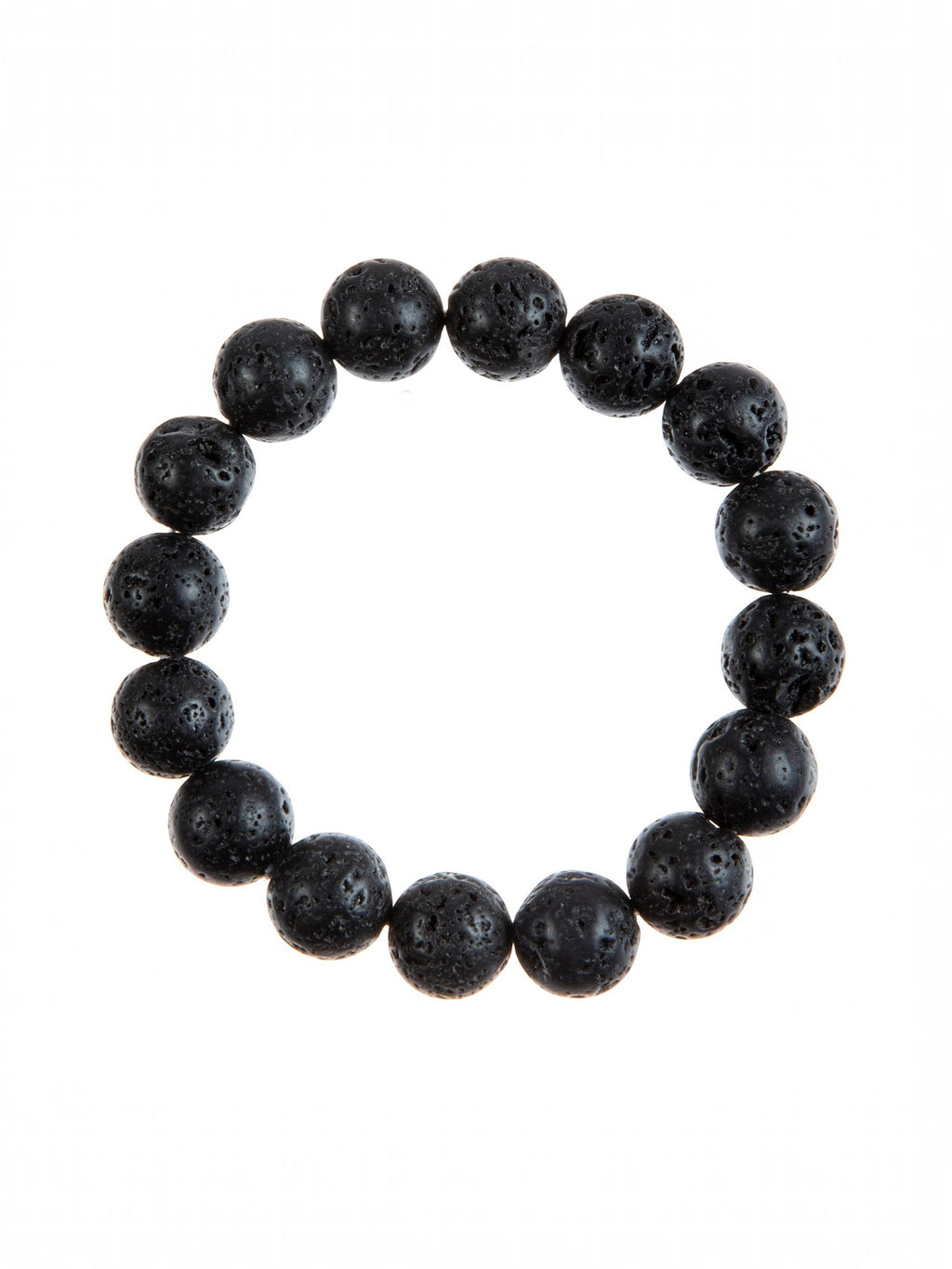 Lava Stone Stretch Bracelet B1996-4MM - view 4