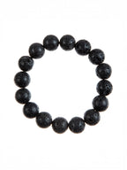 Lava Stone Stretch Bracelet B1996-12MM - view 8