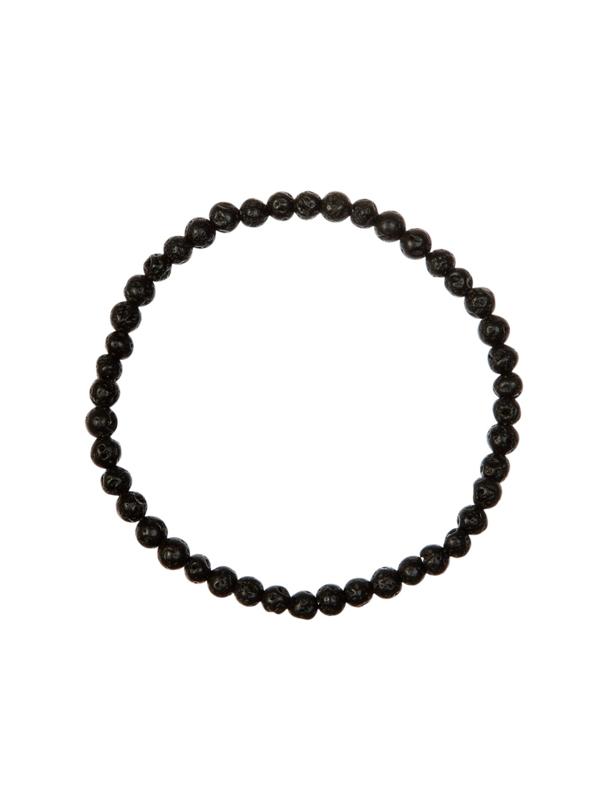 Lava Stone Stretch Bracelet B1996-12MM - view 4