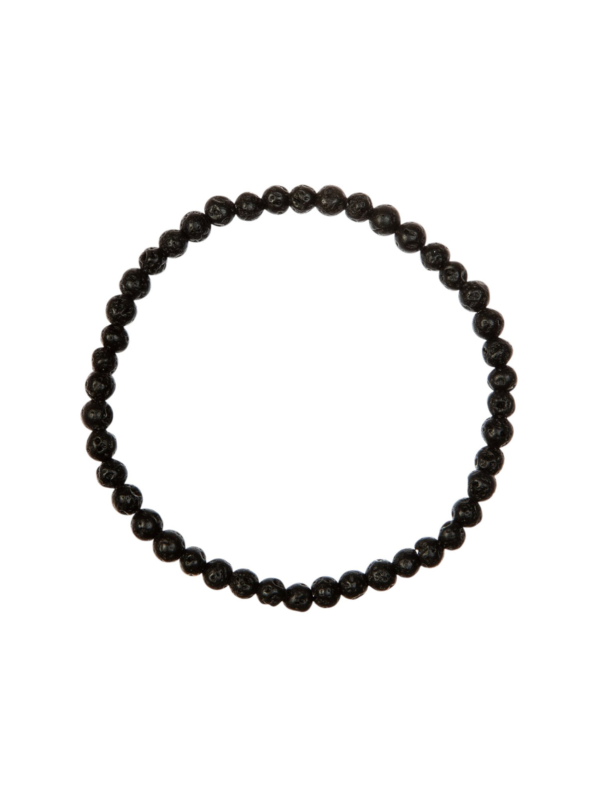 Lava Stone Stretch Bracelet B1996-4MM - view 8